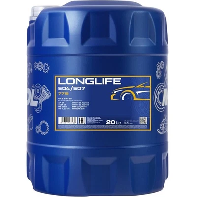 20L MANNOL 5W-30 LONGLIFE MOTORÖL für 504.00 507.00 LL-04 MB 229.51 C30 ÖL 5W30 - Bild 1 von 2