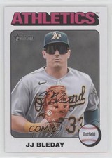 2024 Topps Heritage Short Print White Border JJ Bleday #23 1a7j