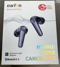 EarFun Air Pro 3 Noise Cancelling Earbuds, Qualcomm  aptX  Adaptive Sound, 6 M 1