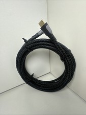 Commercial Electric 15 ft. Deluxe HDMI Cable, Black Braided