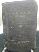 Vintage IBM 1948 Manual Of Instruction Customer Engineering Codes Book RARE