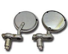 Yamaha Matte Gray BAR END Mirrors