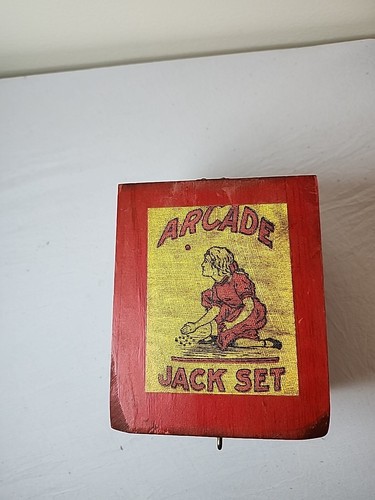 Vitage Arcade Jack Set With Jax And Ball - Picture 2 of 3