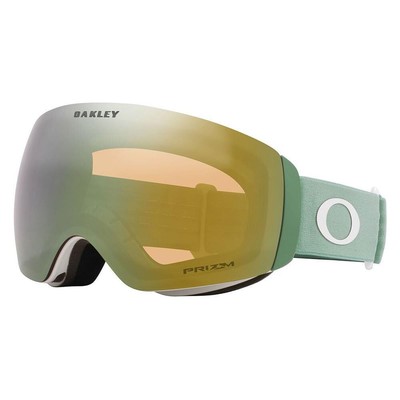 New Oakley Flight Deck Medium Jade w Prizm Sage Gold Snow Goggle !