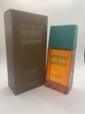AMBRO de Jacomo By JACOMO EDT MEN Spray fl oz- NEW