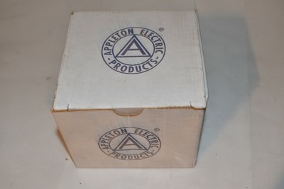 ^^ APPLETON ELECTRIC PRODUCTS GRLB50 1.3cm Zentrum Eisen Gr Cond Aus Kiste Neue