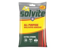 Solvite All Purpose Extra Strong Wallpaper Paste 5 Roll Sachet SLV1591219 