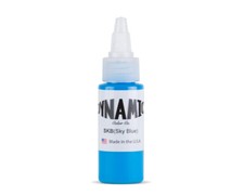 DYNAMIC SKY BLUE 1-oz Tattoo Ink Brite Vibrant  Dark Color Supply