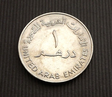 United Arab Emirates UAE AH1393 1973 1 Dirham VF C9459