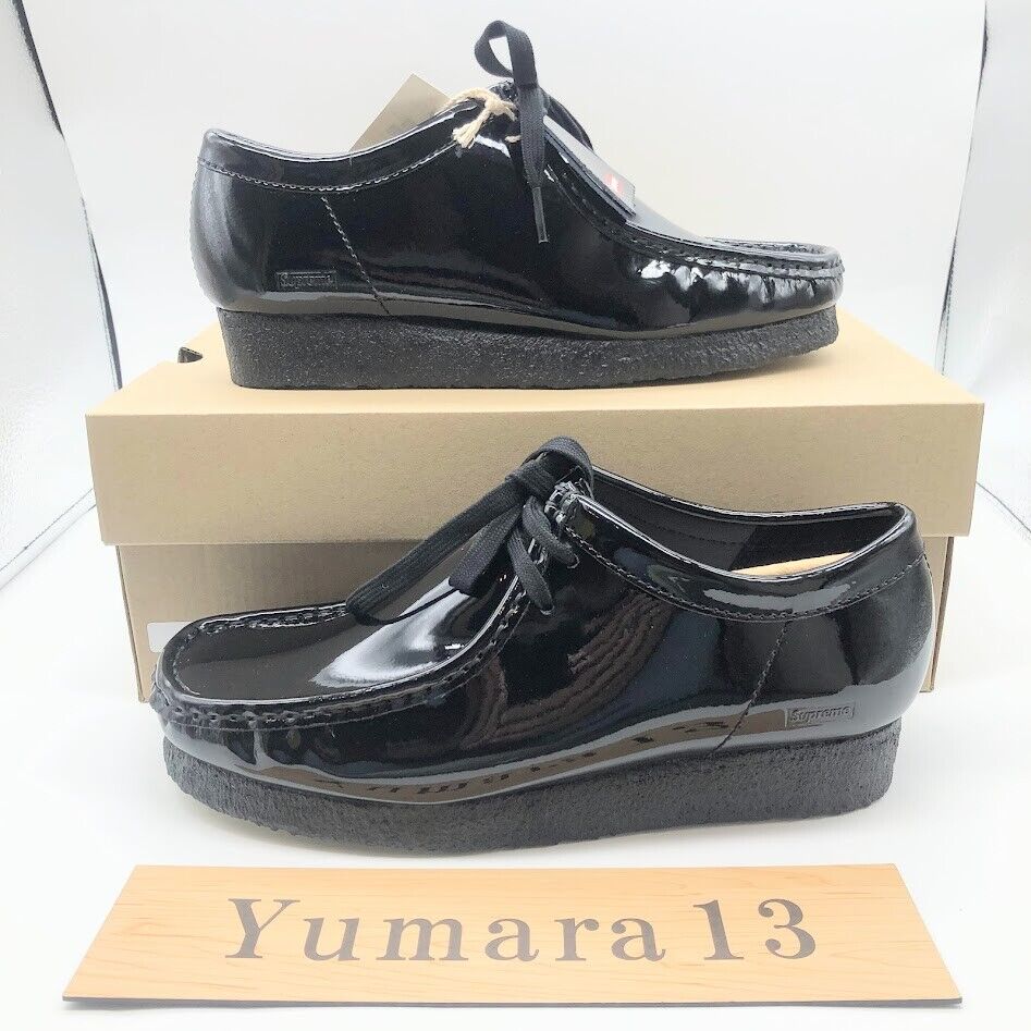 Supreme × Clarks Patent Leather Wallabee 2024 3colors Men's Supreme × Clarks Patent Leather Wallabee 2024 3colors Men's