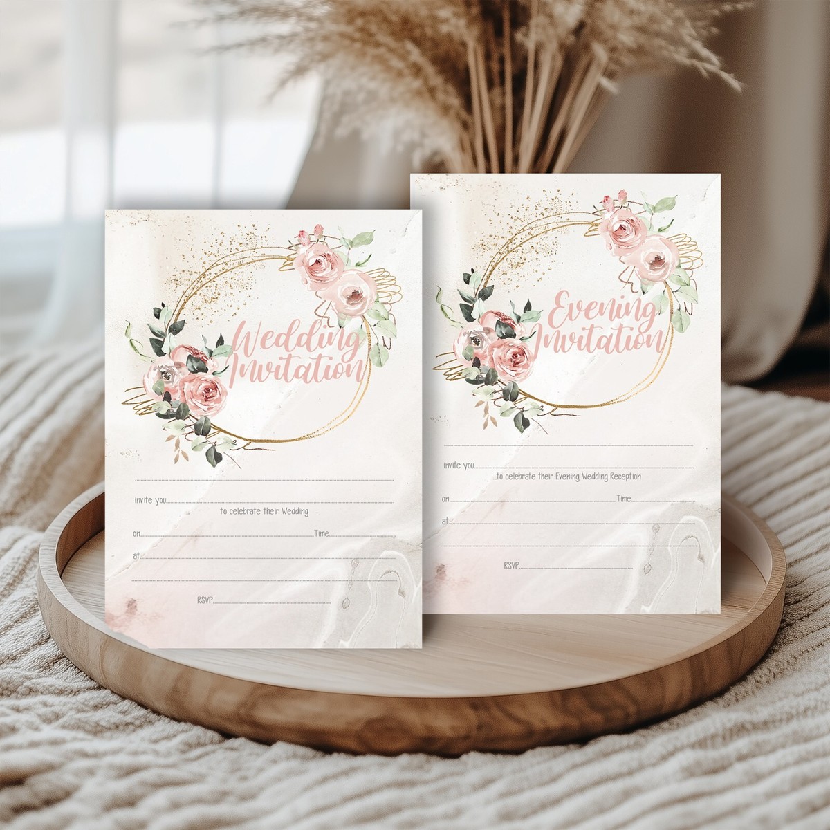 Blank Wedding Invitation Sets 25 Set Laser Cut Wedding Invitations