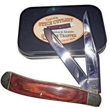 Utica Med. Size Adirondack Wood Trapper Knife 3-7/8"  U.S. Made,  FREE SHIPPING!