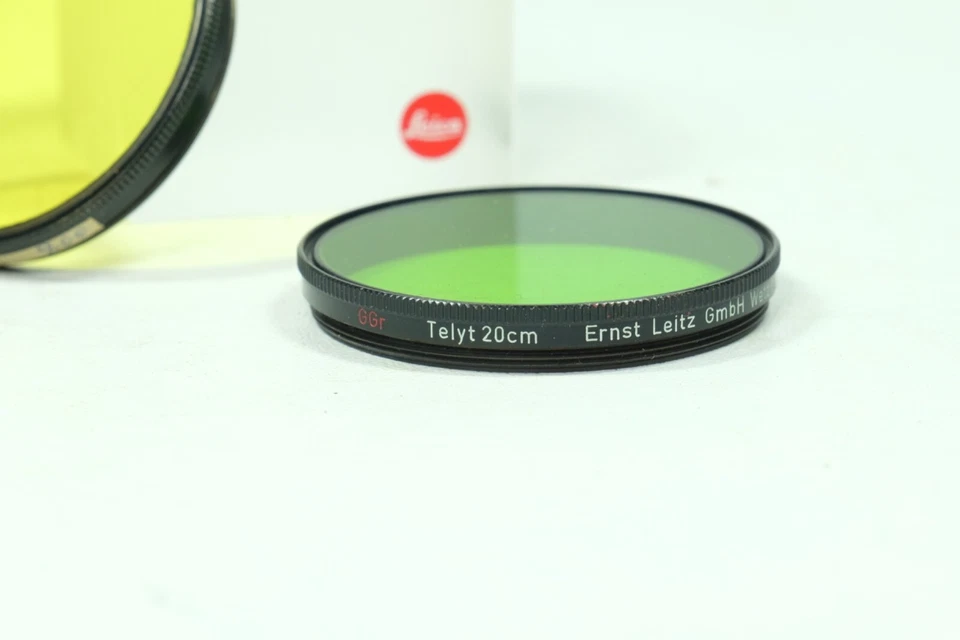 Ernst Leitz Leica Wetzlar Telyt 20cm 200mm 48mm YELLOW and GREEN - Image 3 of 4