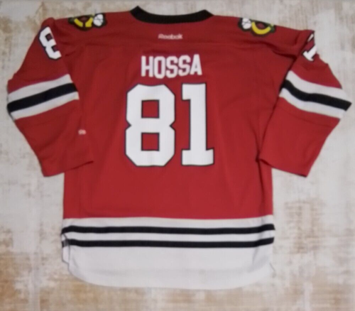 Reebok Jersey Marian Hossa # 81 Chicago Blackhawks Youth L/XL - Picture 5 of 11