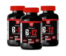 immune support vitamins - METHYLCOBALAMIN B-12 - mood enhancer adults 3 BOTTLE