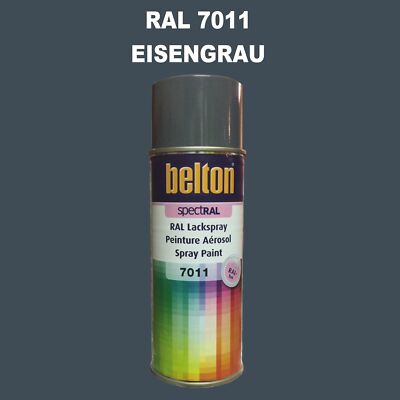 Belton Kwasny Spraydose 400ml glänzend Lackspray RAL 7011 Eisengrau ProfiLack