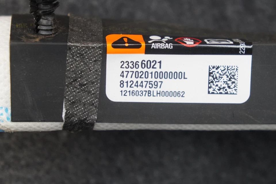 Cortina airbag cabeza techo conductor izquierdo 23366021 Chevy Silverado 3500 2500 2015-19 Foto 3 de 3