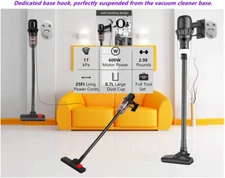 Vacuum Cleaner 4-in-1 17000Pa Powerful Stick Lightweight Vacuum with 600W Motor