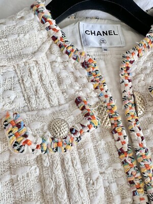 Rare Chanel 17C 2017 Cruise Cuba Coco Fantasy Tweed Jacket Rare Chanel 17C 2017 Cruise Cuba Coco Fantasy Tweed Jacket