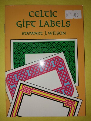 SET OF 3 Co SpinhovenCeltic Design Labels: 8 Full-Color Pressure-Sensitive