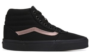 vans black and rose gold