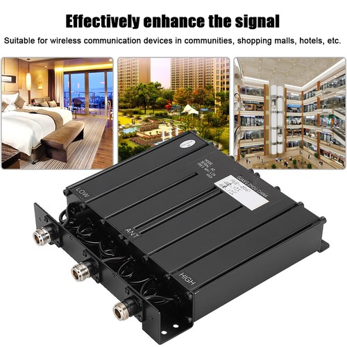 50W 6 Cavity Uhf Duplexer With Multiple Stop Band Filters (Tx: 456.175 Rx