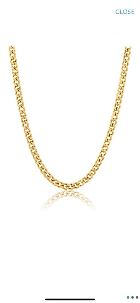 Adornia 14k gold vermeil on sale cuban link chain