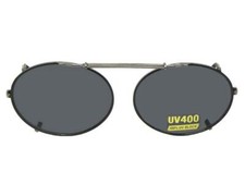 Sunglass Rage Oval Non Polarized Clip-on Sunglasses