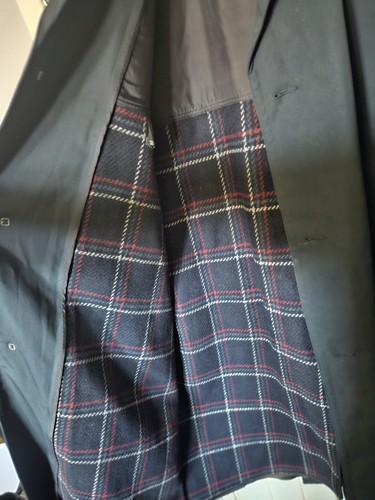PEFRI MODELL GERMAN NAVY MENS TRENCH COAT MAC WOOL REMOVABLE BODYWARMER SIZE XL - Picture 7 of 10