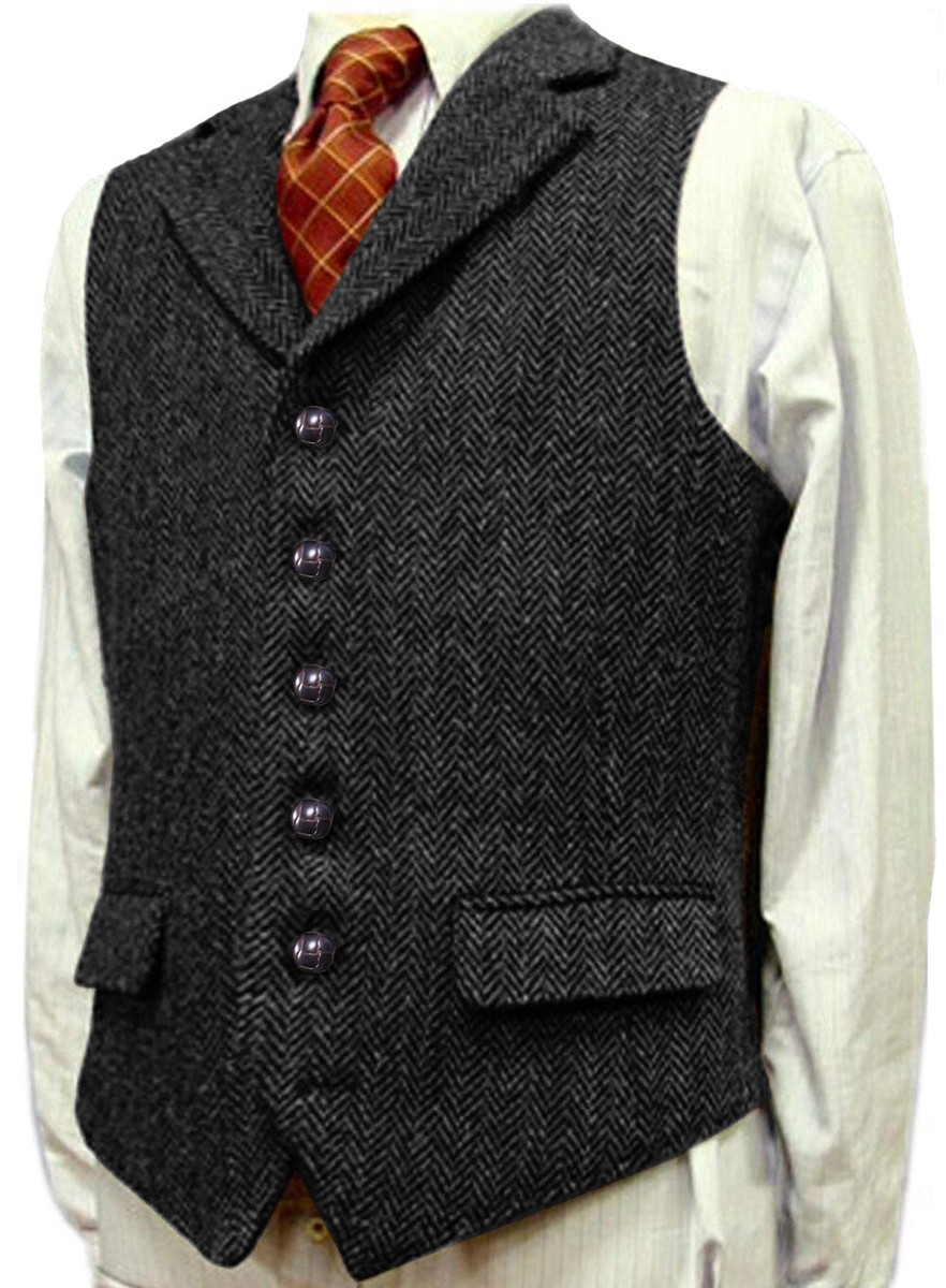 トップス OHGA TWEED VEST s-l400.jpg