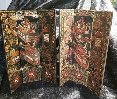 Mini decoupage para casa de muñecas Natasha Beshenkovsky 1:12 - pantalla en Art Nouveau - Imagen 3 de 12