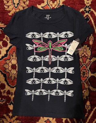 Crown & Ivy Dragonfly Tee XS New W/ Tag