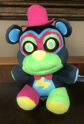 Five Nights at Freddy's Glamrock Security Breach Blacklight Freddy Plush Hot Top