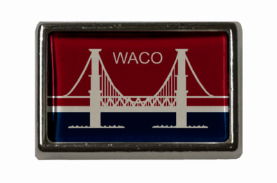 Pin Waco City (Texas) Anstecknadel Fahne Flagge