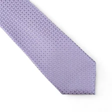 Calvin Klein Men's Grace Geo-Pattern Tie Necktie Classic 3" Silk Blend Lilac $69