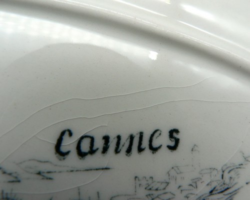 MIDWINTER POTTERY CANNES NEW SHAPE TV TRAY TENNIS PLATE 1950S 243/TV HUGH CASSON - Picture 11 of 11