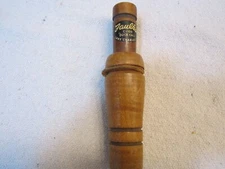 Vintage Faulk's Game Calls Champion Duck Call C-100 black & white label EUC
