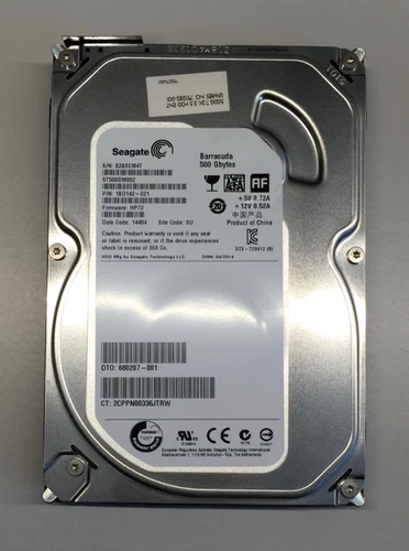 HP / Seagate HDD 500 GB SATA 3Gb/s - Part# 680207-001 / Sparepart# 751283-001