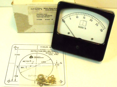 New Davis Inotek / Triplett Corporation TR/420/R:0-10VDC Model 420 Panel Meter
