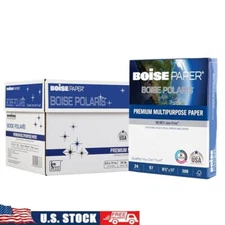 Premium Multipurpose Copy Paper 8.5" X 11" Letter 10 Ream Carton (5,000 Sheets)