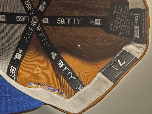 Toronto Blue Jays Brown 1991 Skydome All Star Game New Era 7 1/4 59 Fifty Hat NW - Picture 8 of 8