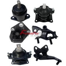 6pcs Engine Motor & Trans Mount Set For 2003-2007 Honda Accord 2.4L w/Auto Trans