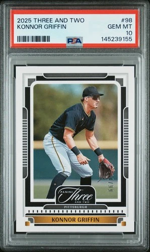 2025 Panini Three And Two #98 Konnor Griffin PSA 10 #/99