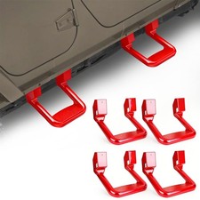 Us Stock Fit For 2000-2005 Excursion Pickup Truck Side Step Tailgate Ladder Red
