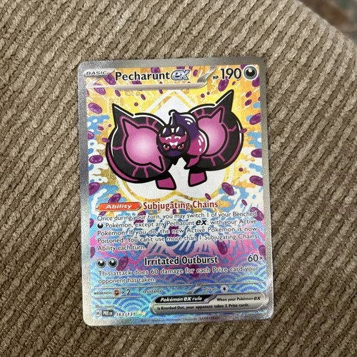 Pecharunt ex 163/131 Sv: Prismatic Evolutions Holo