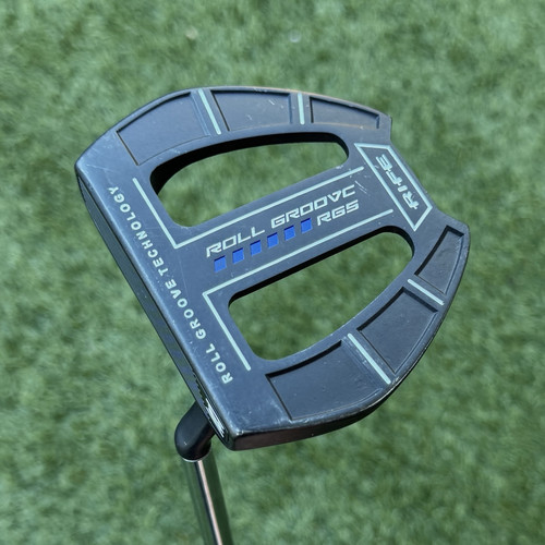 Rife Golf Roll Groove Tech RG5 Full Mallet Dual Winged Putter Left Handed LH 35”