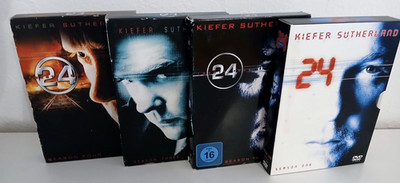 24 / Twenty-Four / DVD Serie / 4 Staffeln / Sammlung / Staffel Season 1 2 3 4