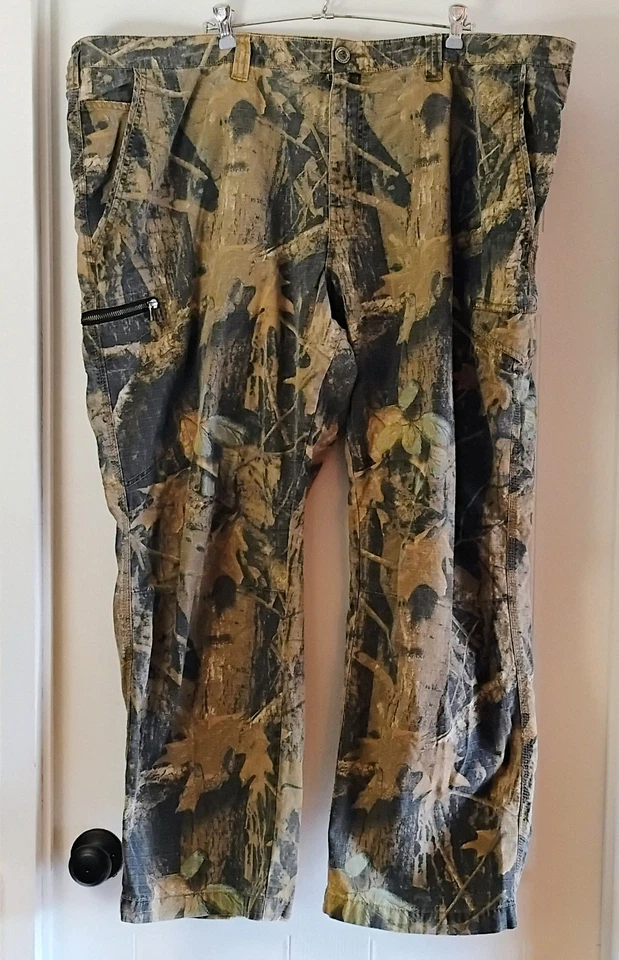 Columbia Sportswear Realtree Camo Pants Mens 50W 30L | cargo pockets Pre-owned - Image 2 of 4