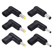 6 Pcs USB 3.1 Type-C Female to DC Male Adapter, 5V Type C to DC Elbow Adapter