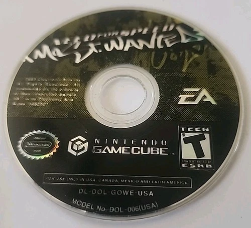 Need for Speed: Most Wanted (Nintendo GameCube, 2005) Disc Only Untested